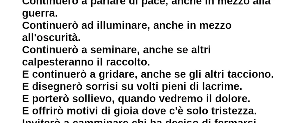 Citazione Continuerò a crederci Abbé Pierre