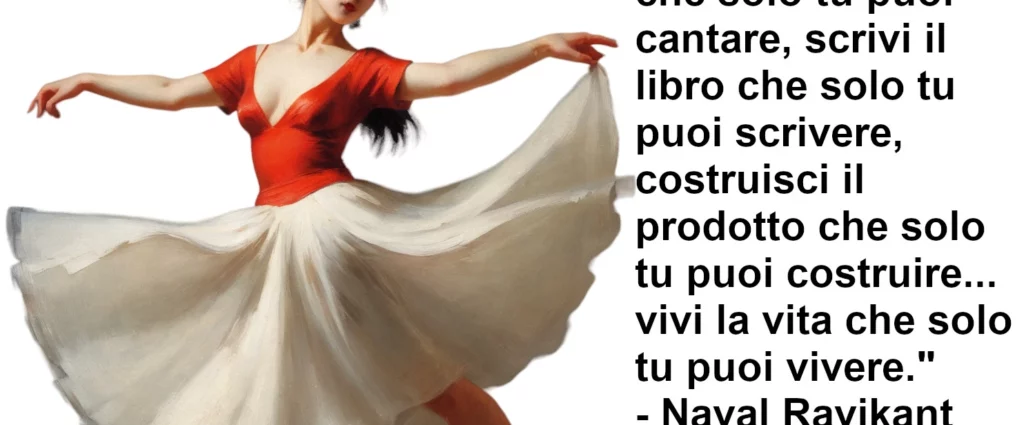 Frase del giorno Vivi la vita che solo tu puoi vivere Ravikant