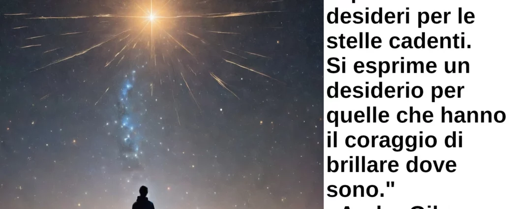 Frase di oggi Non si esprimono mai desideri per le stelle cadenti. Gibson