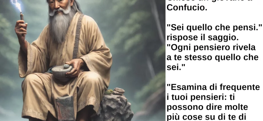 Tu sei quello che pensi. Storia di Confucio