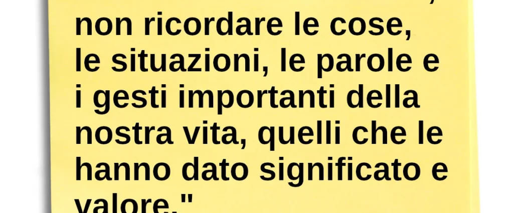 Frase di oggi La vera infedeltà è dimenticare, non ricordare le cose. Stefano Zecchi