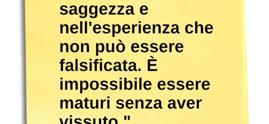 Frase di oggi: C'è una bellezza nella saggezza e nell'esperienza che non può essere falsificata. Amy Grant