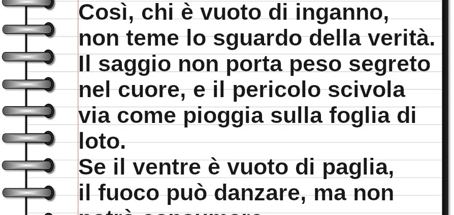 Frase Zen del giorno: Il fuoco non brucia l’acqua, né il vento spezza la montagna.