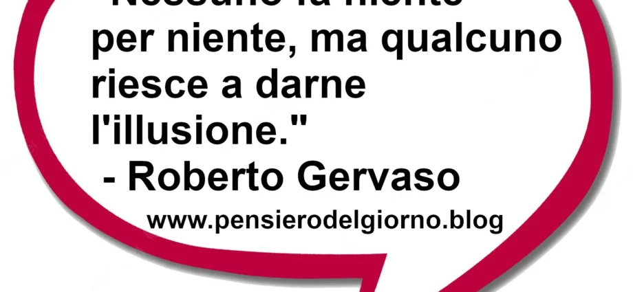 Citazione del giorno: Nessuno fa niente per niente. Gervaso